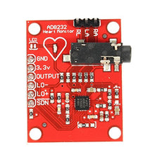 Carica l'immagine nel visualizzatore di Gallery, ILS - Kit DC 3.3V AD8232 ECG modulo di misura portatile Heart Monitor...