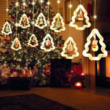Carica l'immagine nel visualizzatore di Gallery, MOYKSRR Luci Tenda Natale, 3M Tenda luminosa a LED, Catena di Luci Decorative con Telecomando 8 Modalità Impermeabile LED Tenda Luminosa, Luci di Natale per Decorazioni Finestre, Feste, Giardino