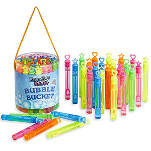 KreativeKraft Bolle di Sapone, Confezione da 40 Tubetti Sparabolle Sapone...