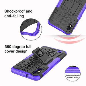 Yiakeng Samsung Galaxy A10 Cover, Doppio Strato Silicone Antiurto Far Blu - Ilgrandebazar