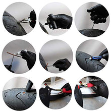 Carica l&#39;immagine nel visualizzatore di Gallery, Kit Riparazione Pneumatici Moto Set Portatile Ripara Gomme Tubeless...