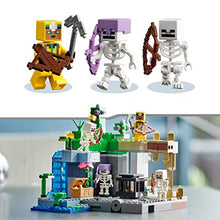 Carica l&#39;immagine nel visualizzatore di Gallery, LEGO 21189 Minecraft La prigione degli scheletri, giocattolo costruibile, figura dello scheletro con accessori, grotta, da 8 anni in su
