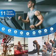 Carica l&#39;immagine nel visualizzatore di Gallery, LIFEBEE Smartwatch Orologio Fitness Uomo Donna con Cardiofrequenzimetro Nero