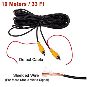Cocar Auto Cavo RCA Audio Video 2 x 10 m / 20FT per 10M CABLE