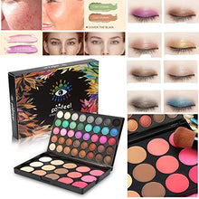 Carica l&#39;immagine nel visualizzatore di Gallery, Eyeshadow Palette Makeup, 40Colors + 15Colors Blusher &amp; Concealer... - Ilgrandebazar
