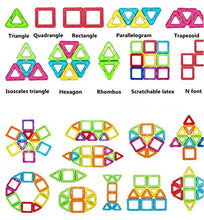 Carica l&#39;immagine nel visualizzatore di Gallery, 76 Pezzi Piastrelle magnetiche Blocchi di Costruzione Giocattoli 76 pcs - Ilgrandebazar
