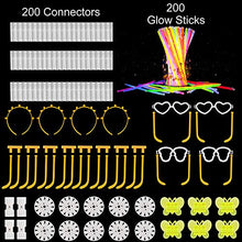 Carica l&#39;immagine nel visualizzatore di Gallery, Mitening Braccialetti Luminosi , 200 Pezzi Barre Luminose con connettori... - Ilgrandebazar
