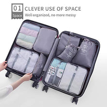 Carica l'immagine nel visualizzatore di Gallery, AMAYGA Organizer Valigia Set di 8,Organizzatori da Viaggio Cubi di...