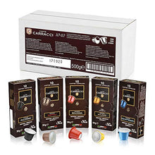 Carica l&#39;immagine nel visualizzatore di Gallery, Caffè Carracci, Capsule Compatibili Nespresso, Kit Miscele 100 Unità