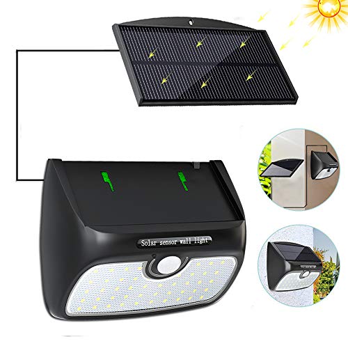 Cocoda Luce Solare LED Esterno, 48 Sensore Movimento [Pannello... - Ilgrandebazar