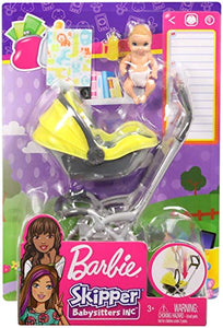 Barbie- Skipper Babysitter Set Carrozzina con Bambolotto e Accessori,... - Ilgrandebazar