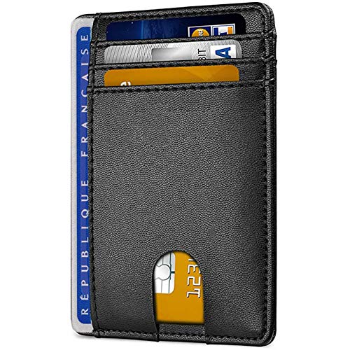 HELLOCAM Portacarte di Credito da Uomo Portacarte Uomo, Tascabile