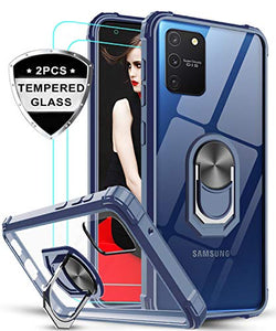 LeYi per Cover Samsung Galaxy S10 Lite/A91 + 2 EU TYYKL Sam A91 Blue
