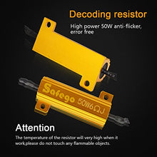 Carica l&#39;immagine nel visualizzatore di Gallery, Safego 2 x 50W 6ohm Resistenze di Carico Per il LED Bulbi, Resistore