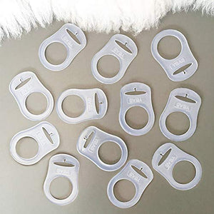12 Pezzi Adattatore Per Clip Fittizio in silicone Trasparente, Adattatore...