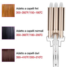 Carica l'immagine nel visualizzatore di Gallery, Arricciacapelli Professionale, Ferro conico piastra Bigodino,Diametro 25 Mm,...