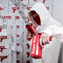 Carica l&#39;immagine nel visualizzatore di Gallery, ValueTalks Pistola spara Soldi Money Gun Giocattolo rosso - Ilgrandebazar