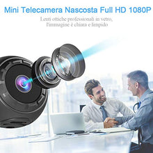 Carica l&#39;immagine nel visualizzatore di Gallery, Mini Telecamera Spia Nascosta,MHDYT HD 1080P Portatile Micro Cop Spy Cam con...