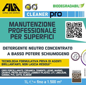 CLEANER PRO, Detergente per Pavimenti Concentrato a pH Neutro Ideale per... - Ilgrandebazar