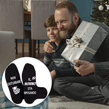 Carica l'immagine nel visualizzatore di Gallery, Merclix Regalo Nonno Natale Calzini Uomo Divertenti Cotone Antiscivolo Nonno Idee Regalo Regali Nonno Divertenti Regalo Per Nonno Compleanno Da Nipote Festa Del Papà Idee Regalo Nonni