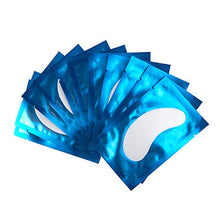 Carica l&#39;immagine nel visualizzatore di Gallery, 50 Paio Cerotti Gel per Estensioni Ciglia Eye Pads Occhio Patch Blu