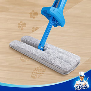 MR. SIGA Dual Action Self-Wringing Flipping Flat Mop - Wet & Dry Mopping in... - Ilgrandebazar