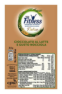 FITNESS Delice Cioccolato e Nocciola Barretta di Cereali al Latte...