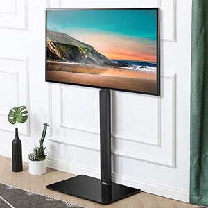 FITUEYES Supporto Girevole per TV da 32 a 55 pollici Mobile Porta 1 ripiano - Ilgrandebazar