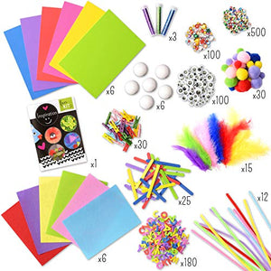 Vaessen Creative Kit per Hobby Creativi Bambini, 32 x 22 x 6.5 cm
