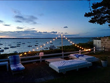 Carica l&#39;immagine nel visualizzatore di Gallery, 25Ft catena a lampadina, luci stringhe con 25 lampadine a incandescenza G40 2