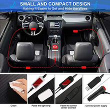 Carica l&#39;immagine nel visualizzatore di Gallery, Striscia LED Auto, Aimocar RGB Impermeabile Kit di Illuminazione Auto Luci...