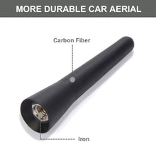 Carica l&#39;immagine nel visualizzatore di Gallery, AOBETAK, Antenna autoradio corta universale per auto, 2,5&quot;, mini radio per auto, accesso FM/AM M5 M6, nero, 6,5 cm