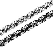 Carica l&#39;immagine nel visualizzatore di Gallery, sailimue 2 Pezzi Gioielli in Acciaio Inossidabile e Bracciale Uomo Donna...