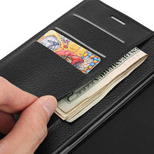 Carica l&#39;immagine nel visualizzatore di Gallery, Moonmini Galaxy J5 (2016) J510 Custodia Cover PU Portafoglio Pelle Libro Nero