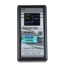 Carica l&#39;immagine nel visualizzatore di Gallery, KKmoon Multi-funzionale Tester Transistor 128 * 160 TFT Display a grigio - Ilgrandebazar