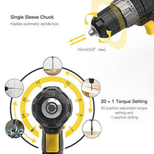 Carica l&#39;immagine nel visualizzatore di Gallery, Trapano Avvitatore Batteria12V, TECCPO Professional a Batteria 27Nm,... - Ilgrandebazar
