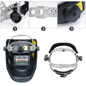 Yorbay® Casco per saldatura solare, con oscuramento Skull, Lightning - Ilgrandebazar