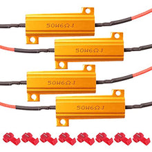 Carica l&#39;immagine nel visualizzatore di Gallery, Kinstecks 4PCS 50W 6Ohm Resistori di carico a LED Resistenza segnale a...