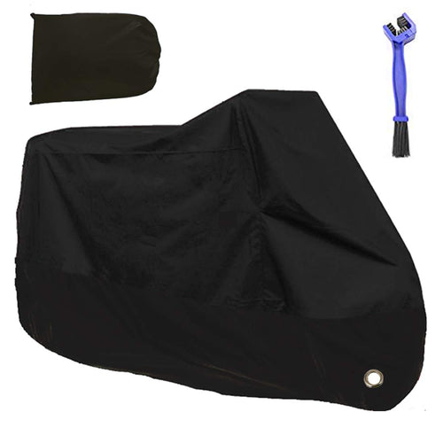 Liyalo Telo Coprimoto Impermeabile 190T Teli per Moto Universale con Nero - Ilgrandebazar