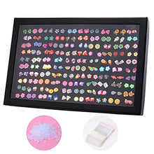 Carica l&#39;immagine nel visualizzatore di Gallery, Remebe Orecchini Ragazza Ipoallergenico, 100 Paia Colorati Fatti a...