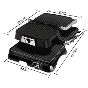 Aigostar Samson 30KLU- Griglia multifunzione per panini maker da 2000W con 2... - Ilgrandebazar
