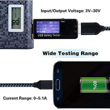 Carica l&#39;immagine nel visualizzatore di Gallery, AMANKA Digitale USB QC3.0 Tester Multimetro 3V-30V 0-5.1A Display Tester...