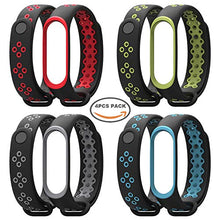 Carica l'immagine nel visualizzatore di Gallery, Mijobs Cinturino per Mi Band 4 3 in Colorato 4 PZ Sets A - Ilgrandebazar