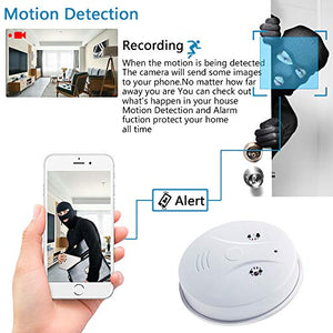 Telecamera Nascosta Wifi,UYIKOO HD Spia Wifi Rivelatore di Fumo...