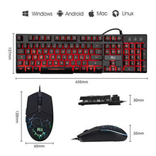 Carica l&#39;immagine nel visualizzatore di Gallery, Rii Gaming RK101 (Layout Italiano) - Set Tastiera e Mouse da Gioco,...