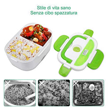 Carica l&#39;immagine nel visualizzatore di Gallery, YISSVIC Scaldavivande Portavivande Elettrico Lunch Box Portatile Plastica... - Ilgrandebazar