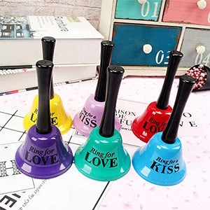 MINGZE Campanella A Mano in Metallo, Colori Multipli Casuali Campanello da... - Ilgrandebazar