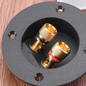 Foxnovo 2PCS DIY Home auto stereo altoparlanti a vie box terminal binding...