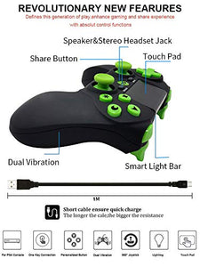 Controller PS4 wireless di alta qualità con DoubleShock 4 e batteria Nero