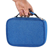 Carica l&#39;immagine nel visualizzatore di Gallery, AMGOMH Astuccio Matite 72 Slot Ampia Capacità Porta Penne Tasca Custodia Blu